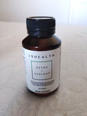 NEW! JSHEALTH DETOX + DEBLOAT LIVER HEALTH 60 TABLETS SUPPLEMENT EXP 11/26